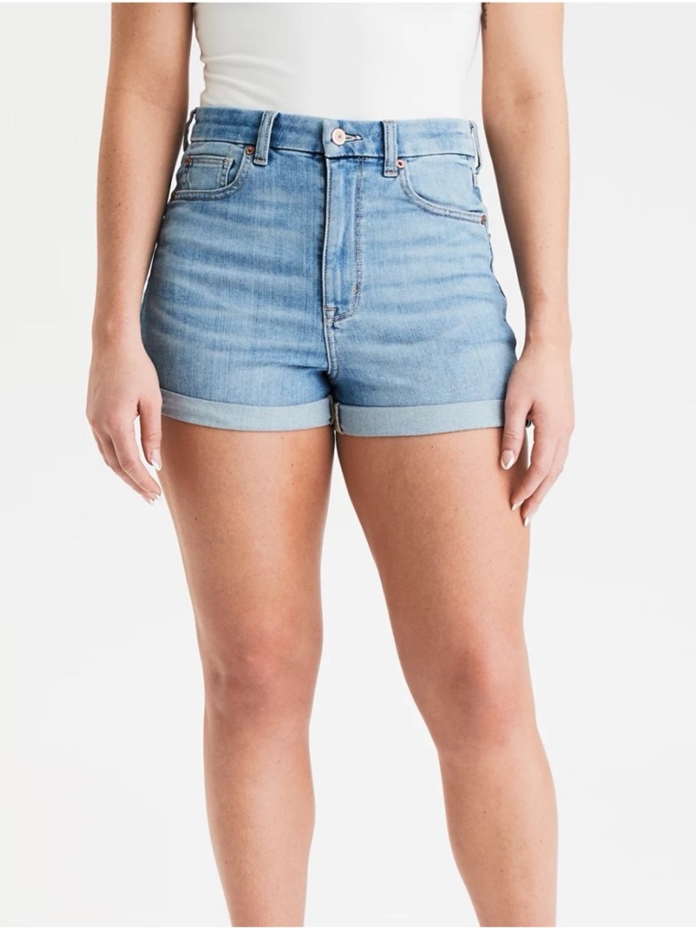 American Eagle AE Ne(x)t Level Curvy Super High-Waisted Short Short size 4